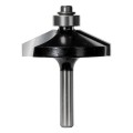 Carb-I-Tool T 8165 B 1/2 - 12.7 mm (1/2”) Shank 65 Degree Chamfering Router Bit w/ Ball Bearing Guide